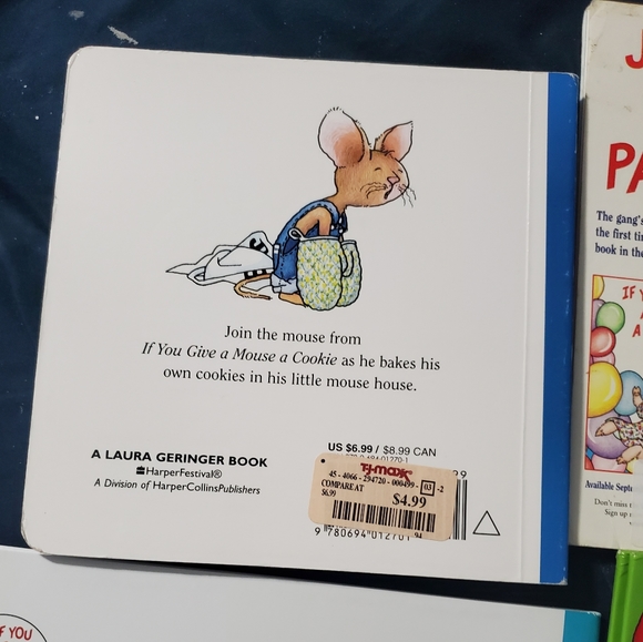 : 4 books from if You Give a Mouse a Cookie book series kids book - Picture 10 of 10